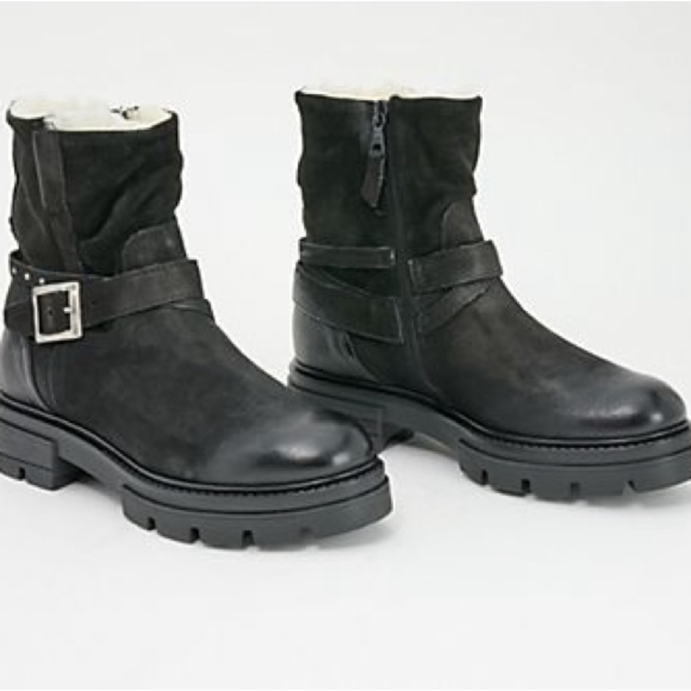 Miz Mooz Black Ankle Boots